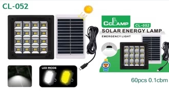 Lámpara con Panel Solar Zo
